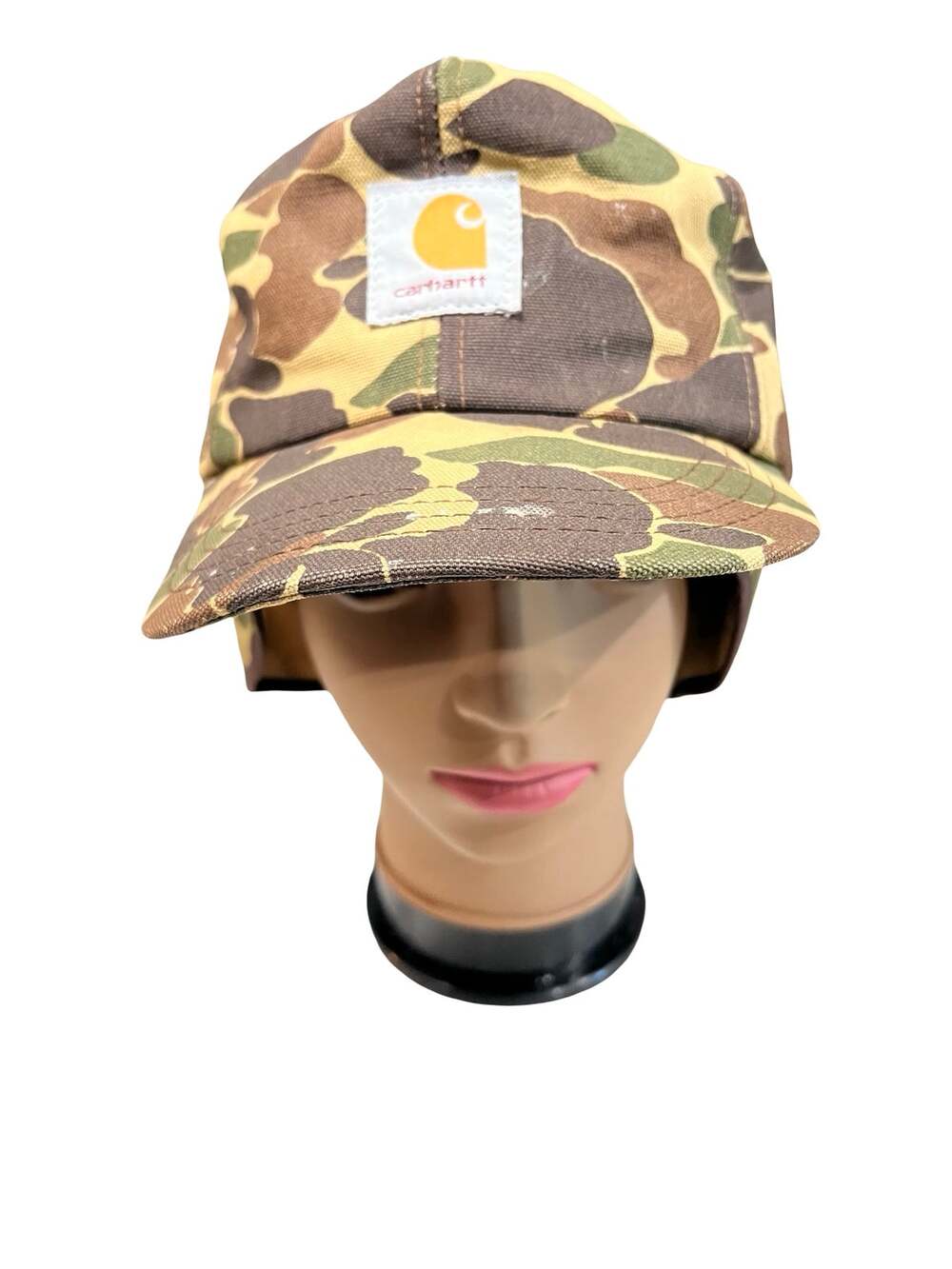 Carhartt Camo Insulated Ear Flap Hat XL USA Made 3M Thinsulate Hunting Cap